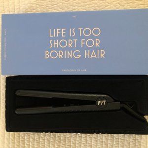 PYT Hair Ceramic Styling Tool Flat Iron Black